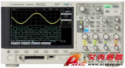 Agilent MSOX2024A 示波器(200MHz、4通道加8數(shù)字通道)