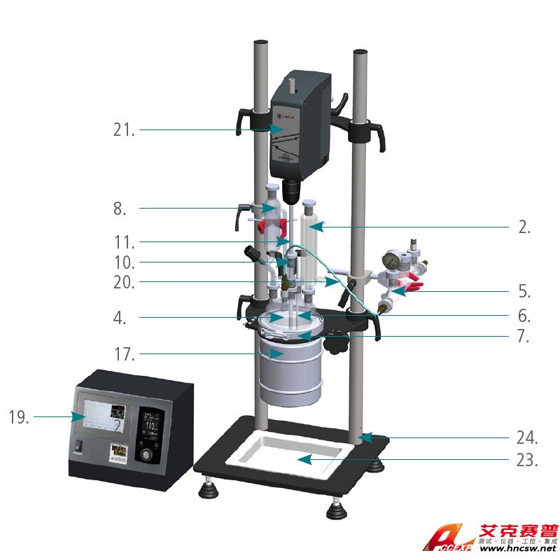 JULABO優(yōu)萊博 2000ml壓力反應(yīng)釜，（100mm法蘭開口）JRS-6425-214