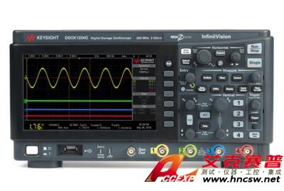 keysight是德 DSOX1204G 示波器：70/100/200 MHz，4 個模擬通道