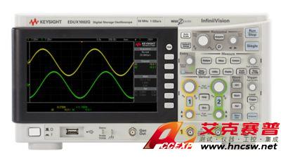 keysight是德 EDUX1002G 示波器：50 MHz，2 個模擬通道